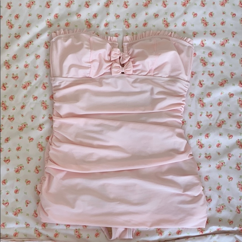 Betsey Johnson, beautiful light pink bathing suit